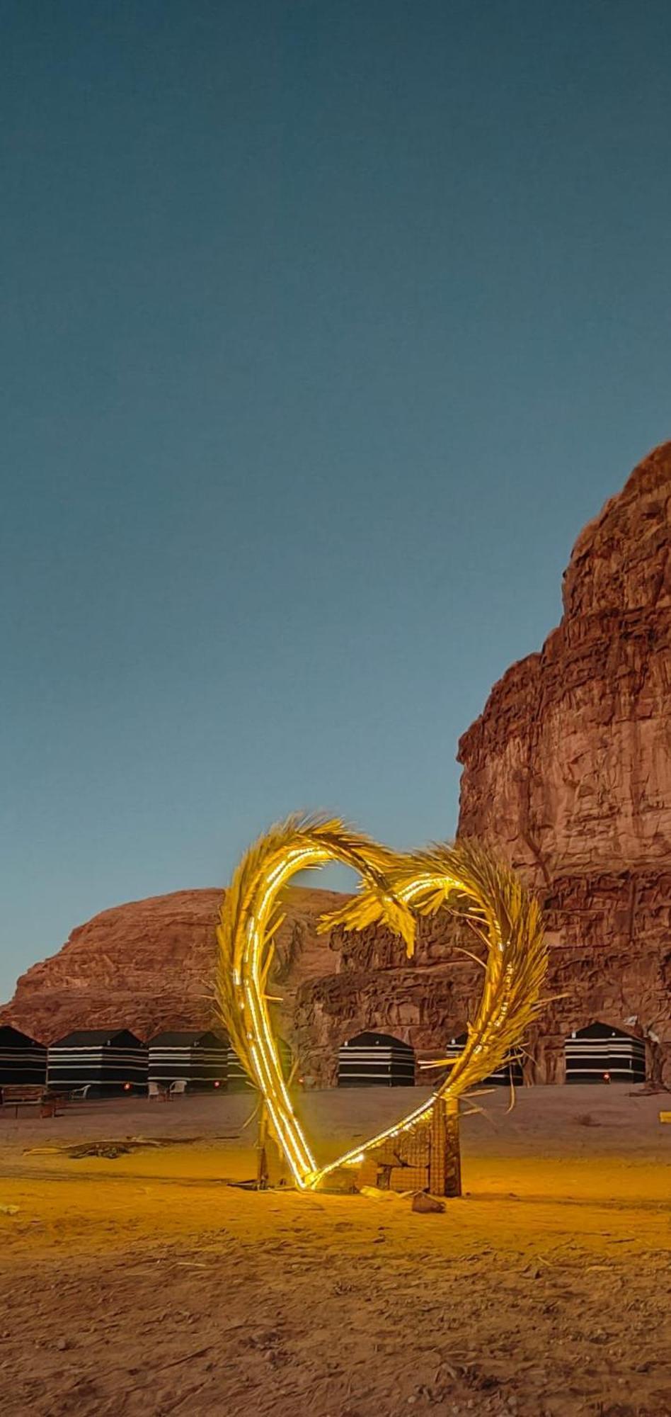 ホテル Wadi Rum Desert Heart Camp エクステリア 写真