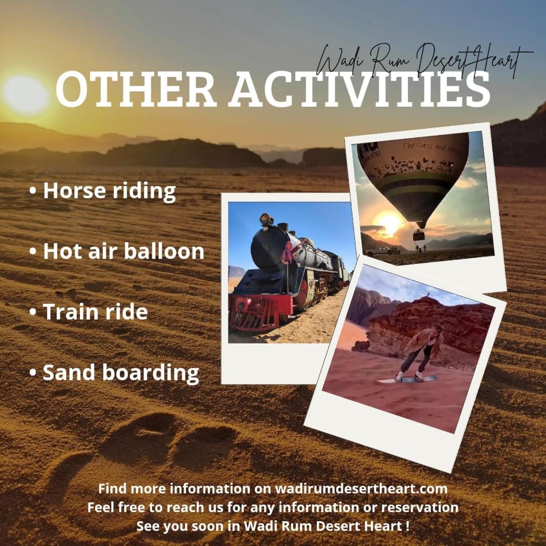 Wadi Rum Desert Heart Camp エクステリア 写真